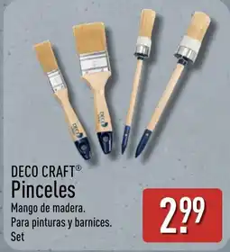 ALDI Deco Craft Pinceles oferta