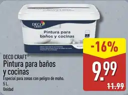 ALDI Deco Craft pintura para baños y cocinas oferta