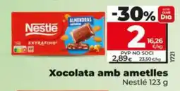 Dia Nestlé xocolata amb ametlles oferta
