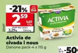 Dia Activia de civada i nous oferta