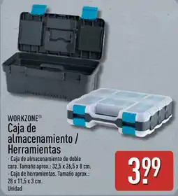 ALDI Workzone caja de almacenamiento / herramientas oferta