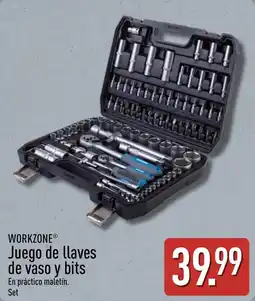 ALDI Workzone juego de llaves de vaso y bits oferta