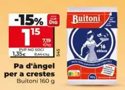 Dia Buitoni pa d'àngel per a crestes oferta