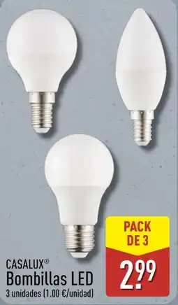 ALDI Casalux bombillas led oferta