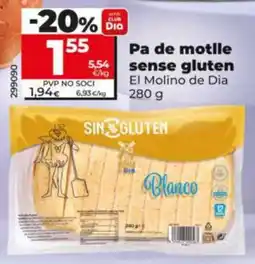 Dia El Molino de Dia pa de motlle sense gluten oferta