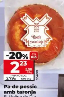 Dia El Molino de Dia pa de pessic amb taronja oferta