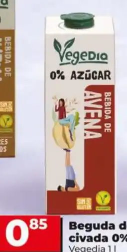 Dia Vegedia bebida de avena 0% azúcar oferta