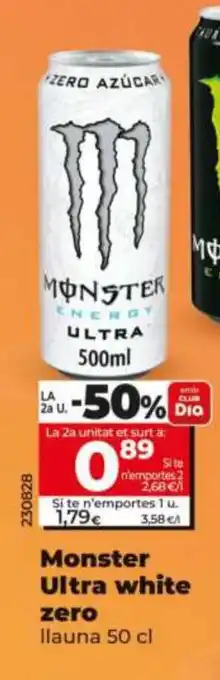 Monster Ultra white zero