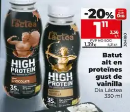 Dia Dia Láctea Batut alt en proteïnes gust de vainilla oferta