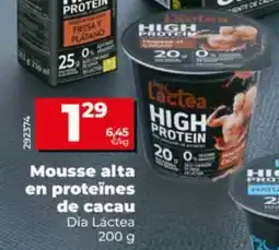 Dia Dia Láctea mousse alta en proteïnes de cacau oferta