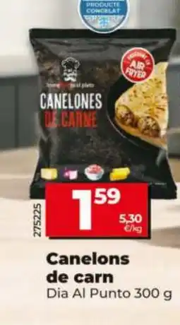 Dia Dia al punto canelons de carn oferta