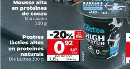 Dia Dia Lactea mousse alta en proteïnes de cacau oferta