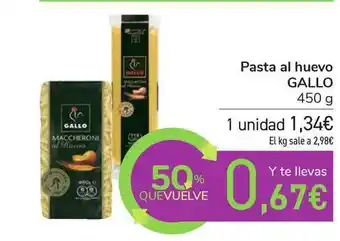 Carrefour Gallo Pasta Al Huevo 450g oferta