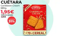 PrimaPrix Cuétara caribbean cream oferta