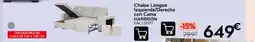 Conforama HARRISON Chaise Longue Izquierda/Derecha con Cama oferta