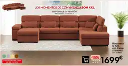 Conforama Stewart rinconera u xxl con cama oferta