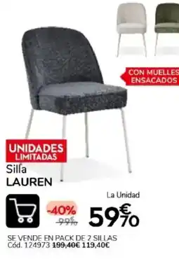 Conforama Silla lauren oferta