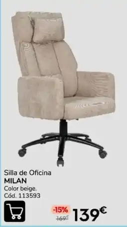 Conforama Milan silla de oficina oferta