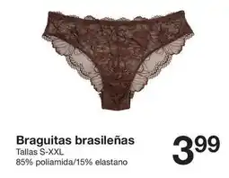 Zeeman Braguitas brasileñas oferta