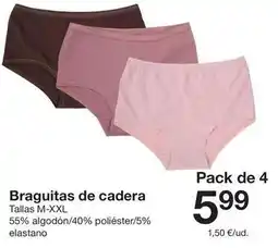 Zeeman Braguitas de cadera oferta