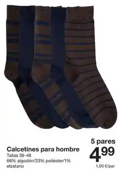 Zeeman Calcetines para hombre oferta