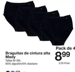 Zeeman Braguitas de cintura alta mady oferta