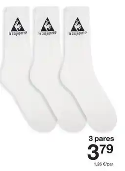Zeeman Le coq sportif - 3 pares oferta