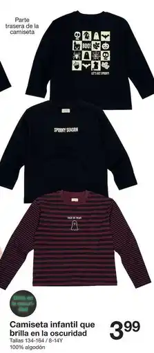 Zeeman Camiseta infantil que brilla en la oscuridad oferta