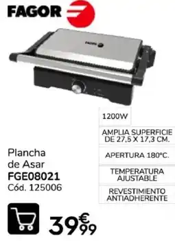 Conforama Fagor plancha de asar FGE08021 oferta