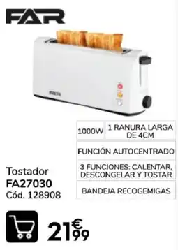Conforama Far tostador fa27030 oferta