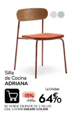 Conforama Adriana silla de cocina oferta