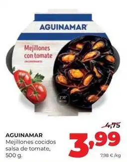 Alimerka Aguinamar - mejillones cocidos salsa de tomate oferta