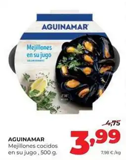Alimerka Aguinamar - mejillones cocidos en su jugo oferta