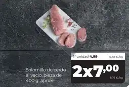 Alimerka Solomillo de cerdo al vacio, pieza de 400 g. aprox oferta