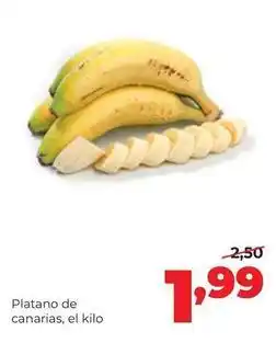 Alimerka Platano de canarias oferta