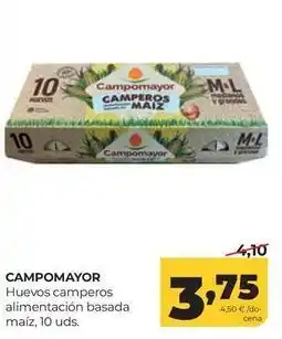 Alimerka Campomayor - huevos camperos alimentacion basada oferta