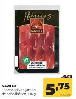 Alimerka Navidul - loncheado de jamon de cebo iberico oferta