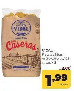 Alimerka Vidal - patatas fritas estilo caseras oferta