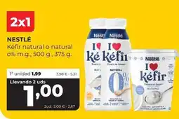 Alimerka Nestlé - kefir natural o natural 0% m.g oferta