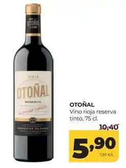 Alimerka Otoñal - vino rioja reserva tinto oferta
