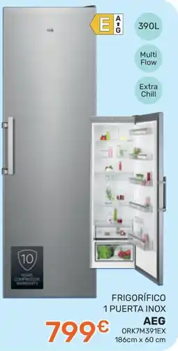 Expert AEG frigorífico 1 puerta inox oferta