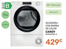 Expert Candy secadora con bomba de calor eh9n4tbe-s oferta