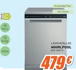 Expert Whirlpool lavavajillas w7f hs41 x oferta