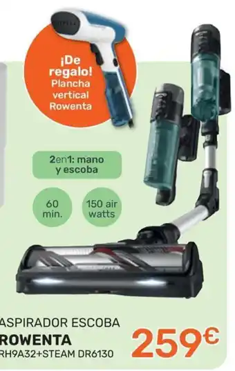 Rowenta aspirador escoba RH9A32+steam dr6130