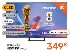 Expert Hisense TV QLED 50" 50A7Q oferta