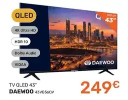 Expert Daewoo tv qled 43" 43vb56qv oferta
