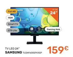 Expert samsung tv led 24" tu24f6005fkxsp oferta