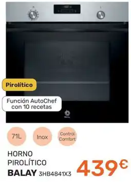 Expert Balay horno pirolítico 3hb4841x3 oferta