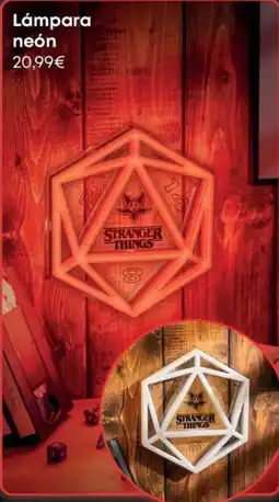 Game Stranger Things lámpara neón oferta