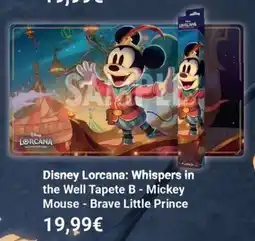 Game Disney Lorcana: Whispers in the Well Tapete B - Mickey Mouse - Brave Little Prince oferta